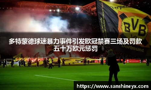 多特蒙德球迷暴力事件引发欧冠禁赛三场及罚款五十万欧元惩罚