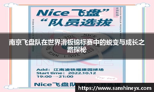 南京飞盘队在世界滑板锦标赛中的蜕变与成长之路探秘